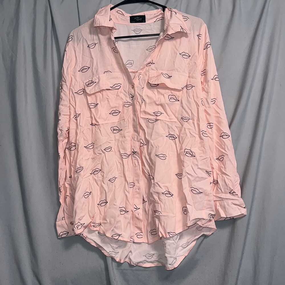 Milk and Honey brand button up shirt